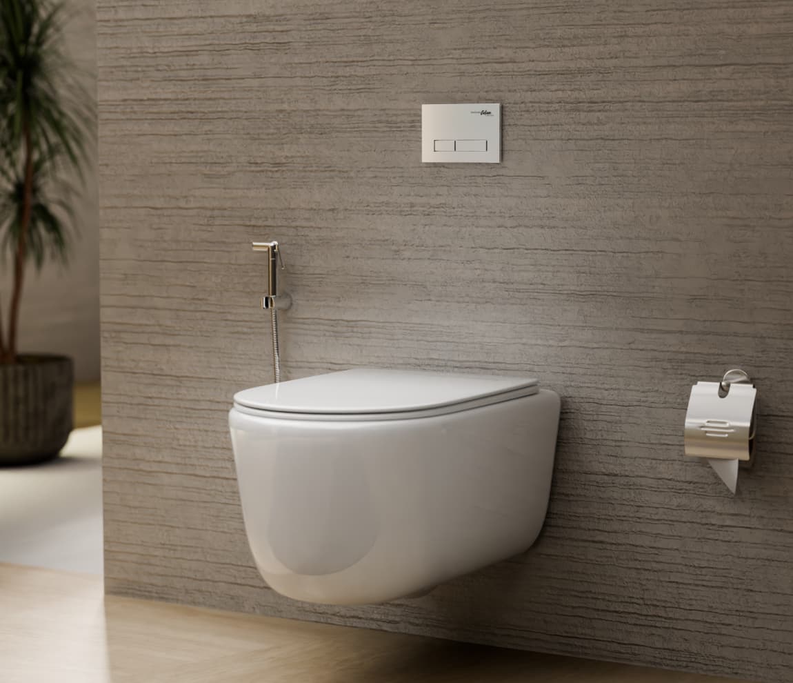 E-Clenz Smart Wall Mount Toilet